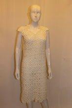 Load image into Gallery viewer, Vintage White Crochet Dress