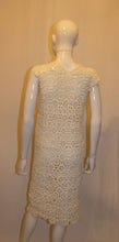 Load image into Gallery viewer, Vintage White Crochet Dress