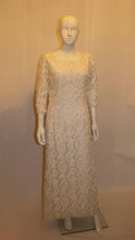 Load image into Gallery viewer, Vintage White Ribbon Work Dress