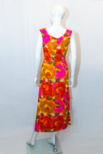 Load image into Gallery viewer, Vintage Hawaian Multicolour Long Gown