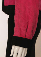 Load image into Gallery viewer, A Vintage 1970s - 1980s Yves Saint Laurent Rive Gauche pink Suede bomber Jacket